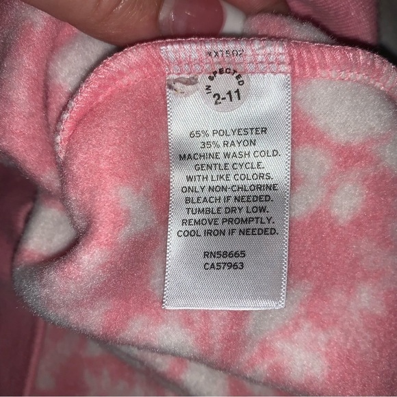 RACHEL PARCELL Pink Quill Rose Brocade Sweatshirt size small - Picture 7 of 7